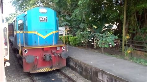 Sri Lanka Railway M8 847 Train No51 Weligama Railway Station Youtube