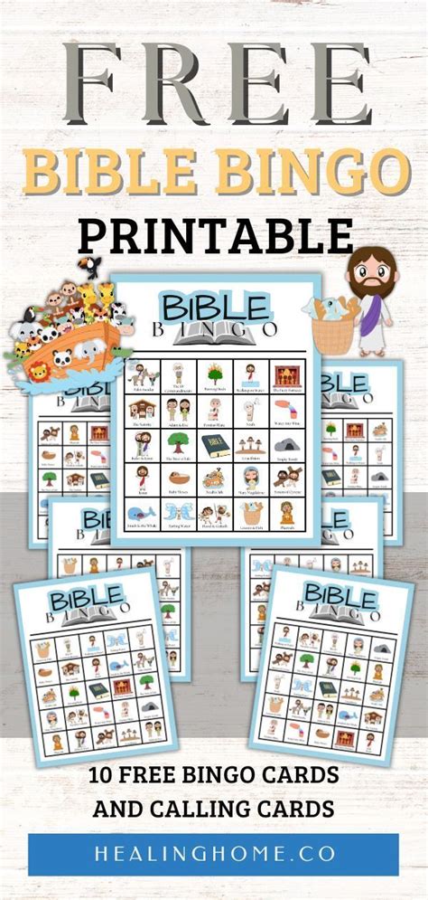 Free Bible Bingo Printable Bible Activities For Kids Fun Bible