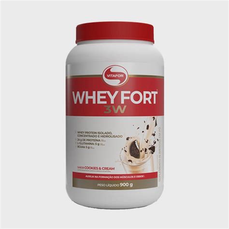 Whey Vitafor Whey Fort 3w 900g Cookies And Cream Submarino