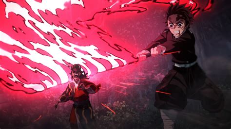 Papel De Parede Kimetsu No Yaiba Kamado Tanjiro Espada Dem Nio