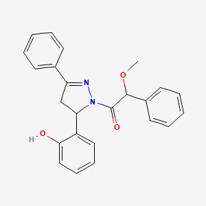 1 5 2 Hydroxyphenyl 3 Phenyl 4 5 Dihydro 1H Pyrazol 1 Yl 2 Methoxy