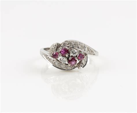 Brillant Diamant Rubin Ring Schmuck Uhren Startpreis