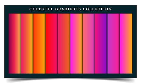 Premium Vector Colorful Gradients Collection Beautiful Gradient Collection Vibrant Colorful