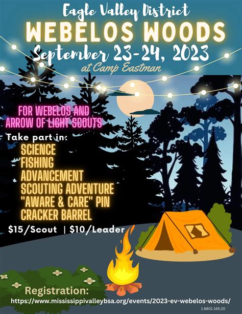 2023 Eagle Valley Webelos Woods Scouting America Mississippi Valley