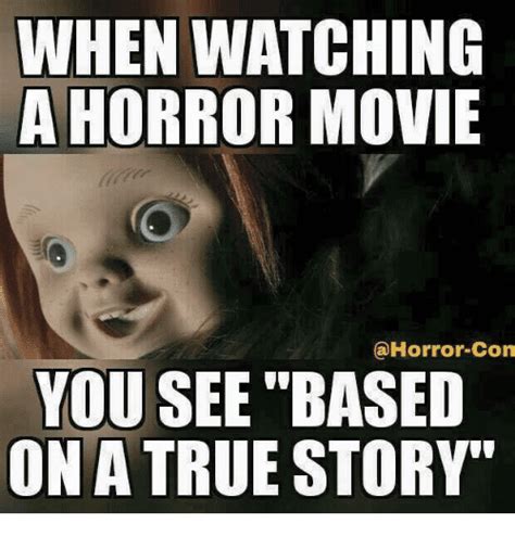 20 Creepy Horror Movie Memes