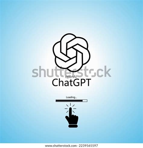 ChatGPT Symbol oder Logo auf blauem: Stock-Vektorgrafik (Lizenzfrei ...