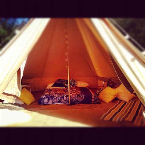 Bell tent interior. Glamping, inspiration! | Tent camping, Tent, Bell tent interior