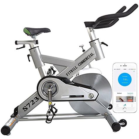 fitbill Pro Indoor Cycling Bike with Bluetooth Speed Sensor and Free ...