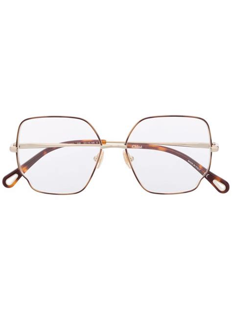 Chloé Square Frame Glasses Editorialist