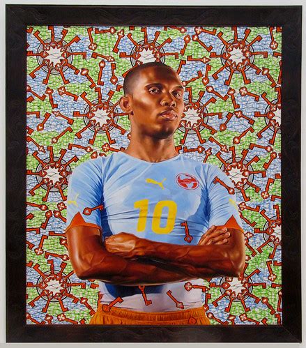 Kehinde Wiley | Samuel Eto'o, 2010. Oil on canvas. LACMA | Rob Corder ...