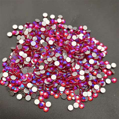 Ss Ss Ab Color Crystal Non Hot Fix Rhinestones Flatback Glass Strass