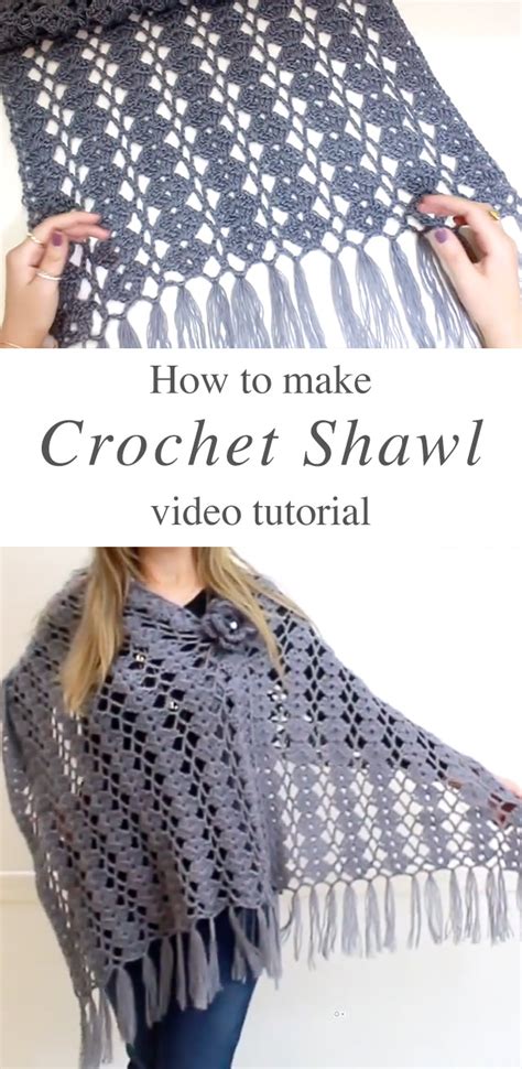 Crochet Rectangle Shawl You Can Easily Make Crochetbeja