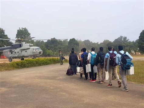 Polling Officials Leave For Poll Duty Ahead Of The First Phase Of