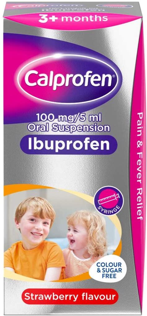 Calprofen 100mg 5ml Susp Trafalgar Gate Pharma