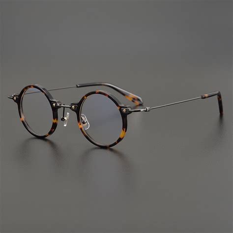 Ben Retro Round Acetate Optical Glasses Frame Fomolooo