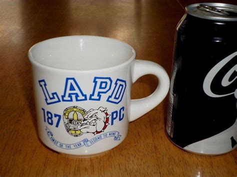 Lapd Los Angeles Police Department 187 Pc Ceramic Coffee Cup