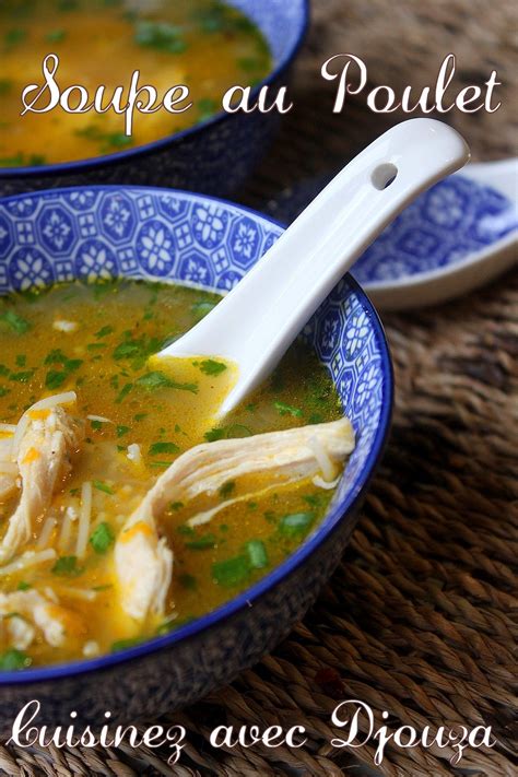 Soupe De Vermicelle Au Poulet Facile De Style Asiatique