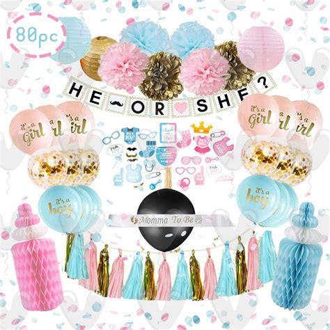 Buy Gender Reveal Decorations Set Gender Reveal Party Decorations