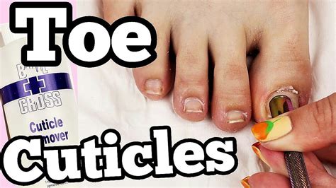 How To Use Blue Cross Cuticle Remover To Remove Toenail Cuticles