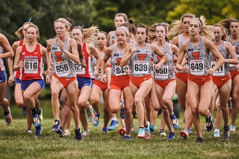 No 20 Illinois Set To Run At Bradley Pink Classic Pre Nationals The