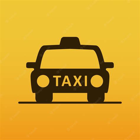 Vector De Ilustración Del Logotipo De Taxi De Entrega Icono De