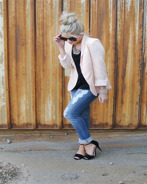 Introducir Imagen Outfit Blazer Rosa Palo Abzlocal Mx