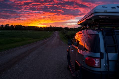 Wallpaper Sunset Car Vehicle Sunrise Evening Morning Toyota