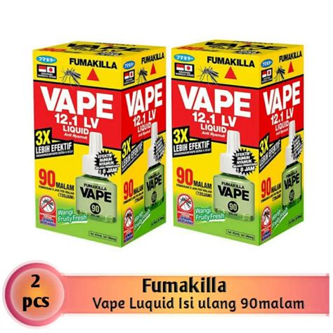 Fumakilla Vape Liquid Elektrik Refil Isi Ulang Malam Dapat Pcs