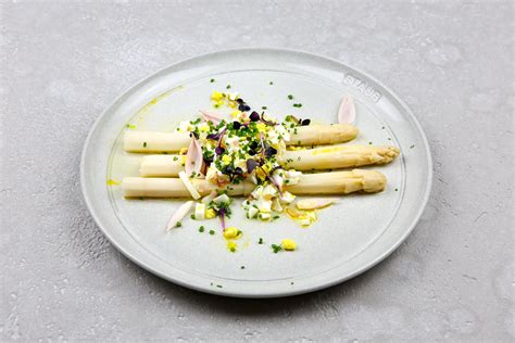 Spargel Sous Vide Mit Eier Vinaigrette HighFoodality