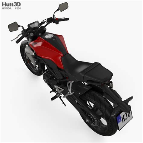 Honda Cb300r 2018 3d模型 下载 摩托車 On