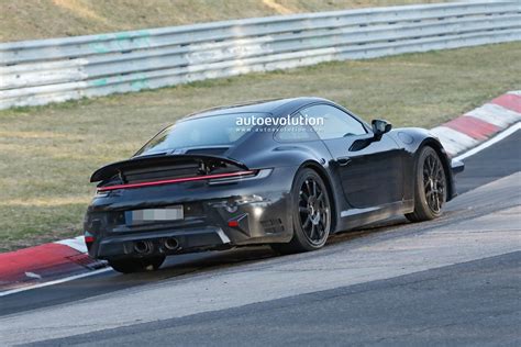 Porsche Hybrid Prototype Spied While Driven Hard On The