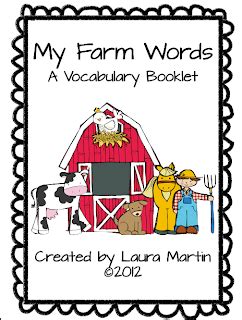 Classroom Freebies Too: My Farm Words