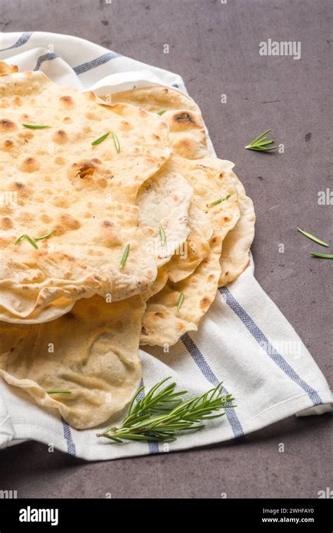 Homemade Hot Chapati Stock Photo Alamy