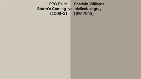 Ppg Paint Storm S Coming Vs Sherwin Williams Intellectual Gray