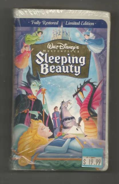 Sleeping Beauty Vhs Tape Walt Disney Fully Restored Limited Edition