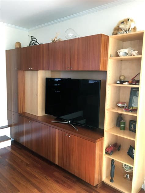 Sapele And Maple Wall Unit James Wurzbach Custom And Fine Furniture