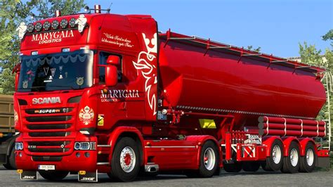 Old School Scania Streamline V Open Pipe With Fkm Exhaust System