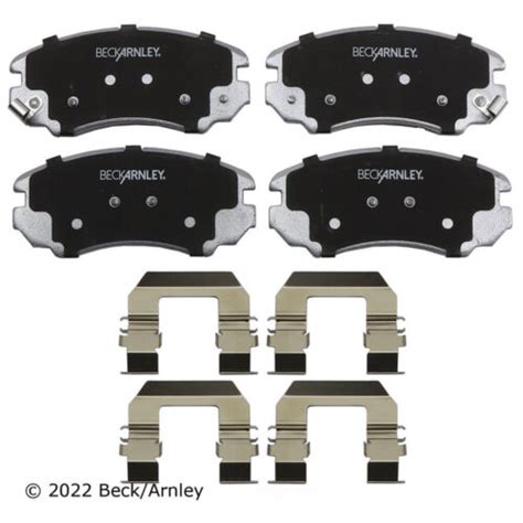 Frt Prem Brake Pads Beck Arnley 085 6706 Ebay