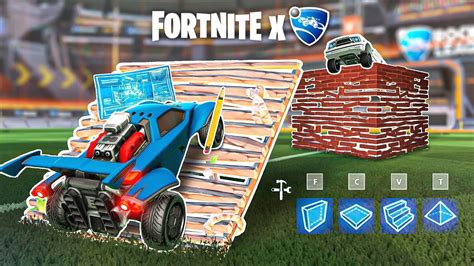 I Made The Ability To Build In Rocket League Fortnite X Rocket League