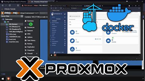 Running A Docker Host In A Proxmox Ve Lxc Linux Container Ct Youtube