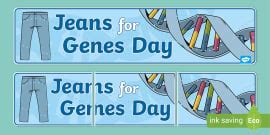 Jeans For Genes Day Craft Ideas Teacher Made Twinkl