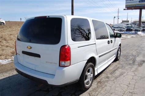 Chevy Uplander Braun Entervan Wheelchair Handicap Mini Van Ramp Owner