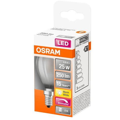 LED CLP 25W Klot E14 Matt Dimbar 1 p Osram Handla mat online från din