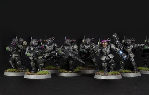 Astra Militarum Tempestus Scion Infantry Squad Miniature Painting