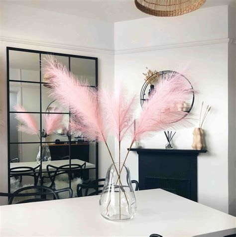 Pink Faux Artificial Pampas Grass For Home Decor Kiss My Pampas