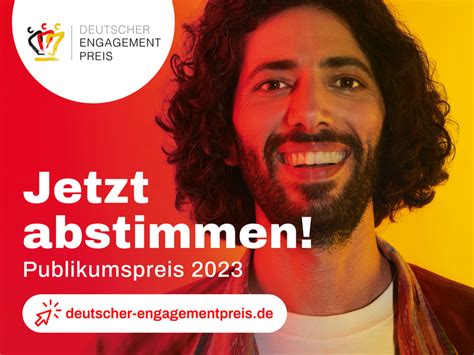 Jetzt Abstimmen Beim Deutschen Engagementpreis 2023