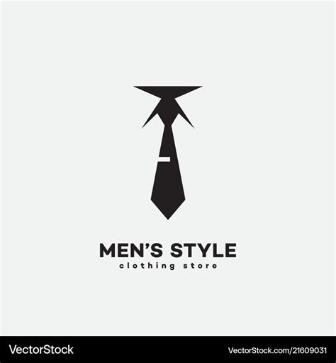 Mens Style Logo Royalty Free Vector Image Vectorstock