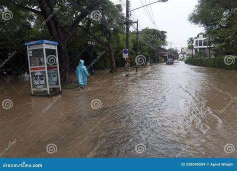 Chiang Mai Thailand October Flooding In Chiang Mai City