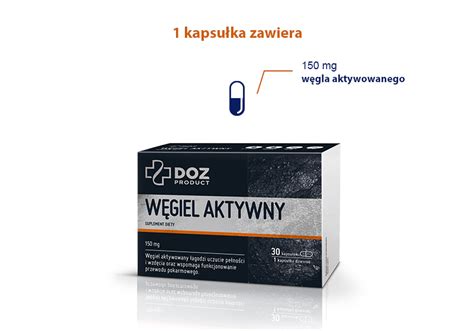 DOZ Product Węgiel aktywny kapsułki 30 szt