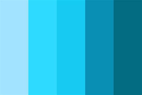 Peaceful Blue Skies Color Palette